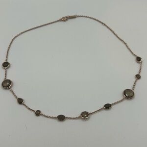 Elegant Gold And Silver Necklace
